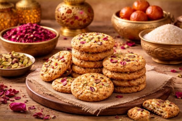 Special  Shahi Gulab Cookies